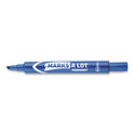 Avery MARKS A LOT Large Desk-Style Permanent Marker, Broad Chisel Tip, Blue, Dozen (8886) (08886)