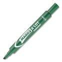 Avery MARKS A LOT Large Desk-Style Permanent Marker, Broad Chisel Tip, Green, Dozen (8885) (08885)