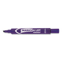 Avery MARKS A LOT Large Desk-Style Permanent Marker, Broad Chisel Tip, Purple, Dozen (8884) (08884)