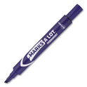 Avery MARKS A LOT Large Desk-Style Permanent Marker, Broad Chisel Tip, Purple, Dozen (8884) (08884)