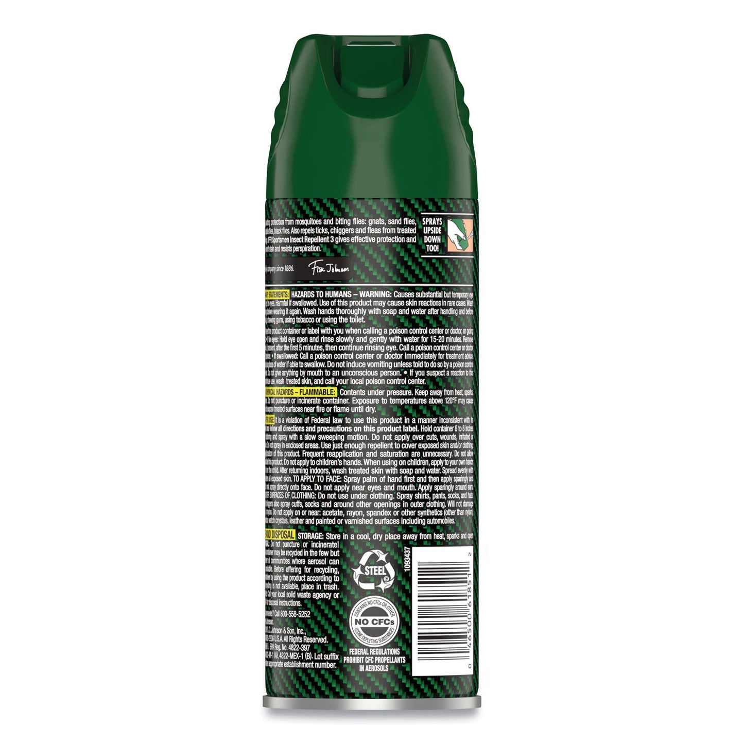OFF! Deep Woods Sportsmen Insect Repellent, 6 oz Aerosol Spray, 12/Carton (334684)