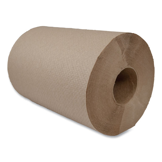 Morcon Paper Morsoft Universal Roll Towels, 1-Ply, 7.88" x 300 ft, Brown, 12 Rolls/Carton (12300R)