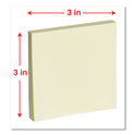 Universal Self-Stick Note Pad Cabinet Pack, 3" x 3", Assorted Pastel Colors, 90 Sheets/Pad, 24 Pads/Pack (35695)