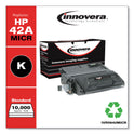 Innovera Remanufactured Black MICR Toner, Replacement for 42AM (Q5942AM), 10,000 Page-Yield (5942MICR)