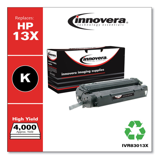 Innovera Remanufactured Black High-Yield Toner, Replacement for 13X (Q2613X), 4,000 Page-Yield (83013X)