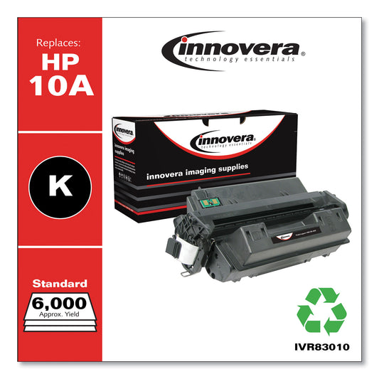 Innovera Remanufactured Black Toner, Replacement for 10A (Q2610A), 6,000 Page-Yield (83010)