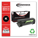 Innovera Remanufactured Black Ultra High-Yield Toner, Replacement for MS410/MX410, 10,000 Page-Yield (MX410LC)