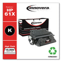 Innovera Remanufactured Black High-Yield Toner, Replacement for 61X (C8061X), 10,000 Page-Yield (83061)