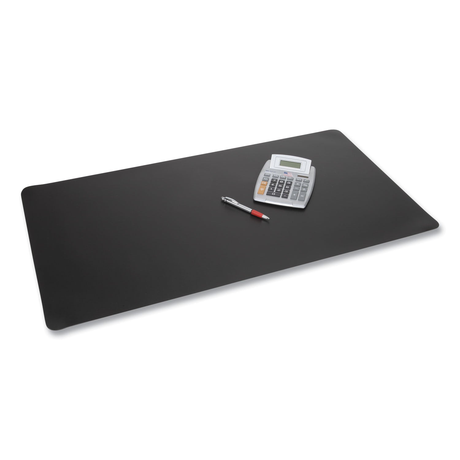 Artistic Rhinolin II Desk Pad with Antimicrobial Protection, 36 x 24, Black (LT812MS)