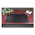 Artistic Rhinolin II Desk Pad with Antimicrobial Protection, 36 x 20, Black (LT612MS)