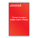 Universal Laminating Pouches, 5 mil, 5.5" x 3.5", Gloss Clear, 25/Pack (84679)