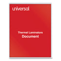 Universal Laminating Pouches, 5 mil, 9" x 11.5", Gloss Clear, 100/Pack (84624)