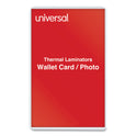 Universal Laminating Pouches, 5 mil, 2.13" x 3.38", Gloss Clear, 25/Pack (84650)