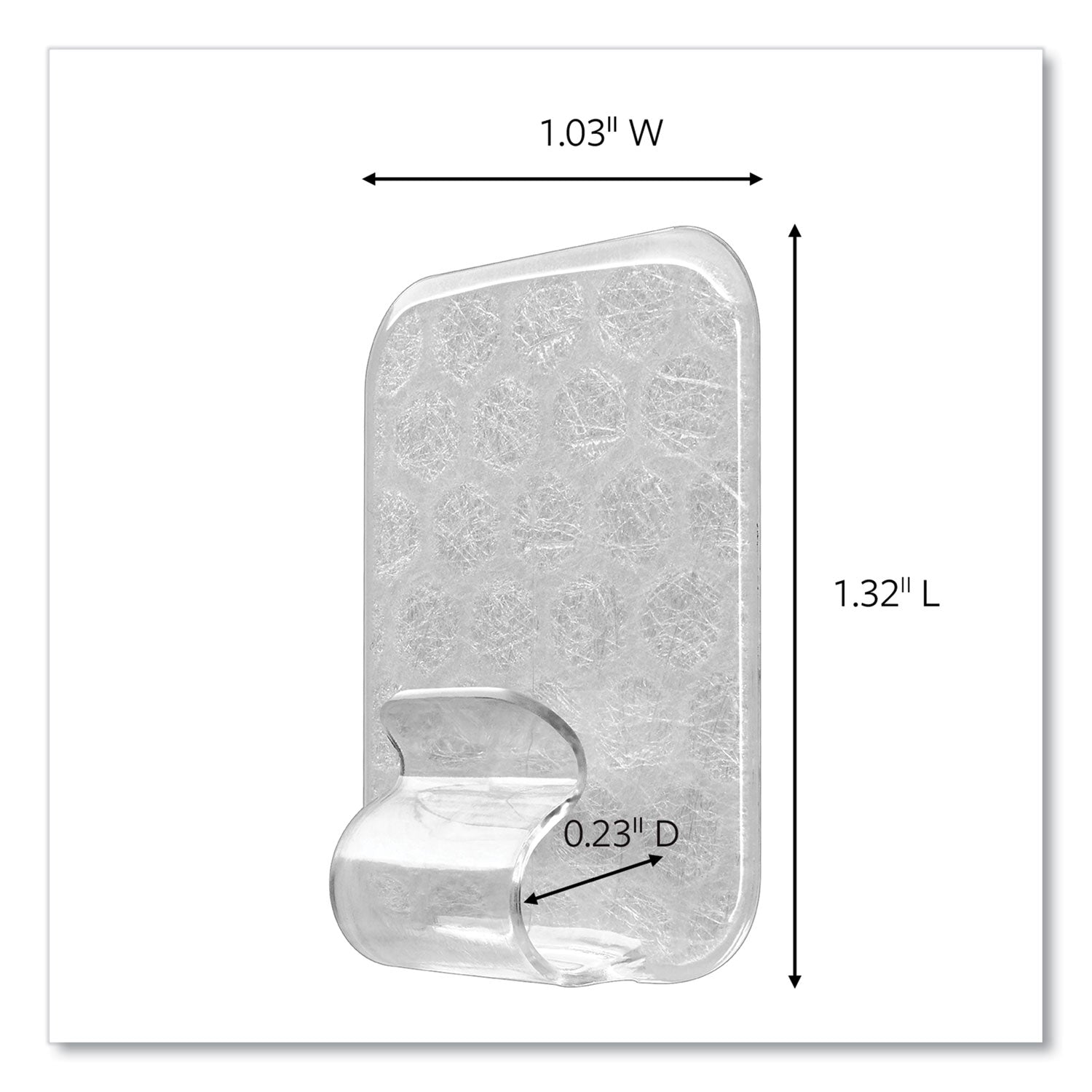 Command Adjustables Repositionable Mini Clips, Plastic, White, 0.5 lb Capacity, 14 Clips and 30 Strips (17840CLR14ES)