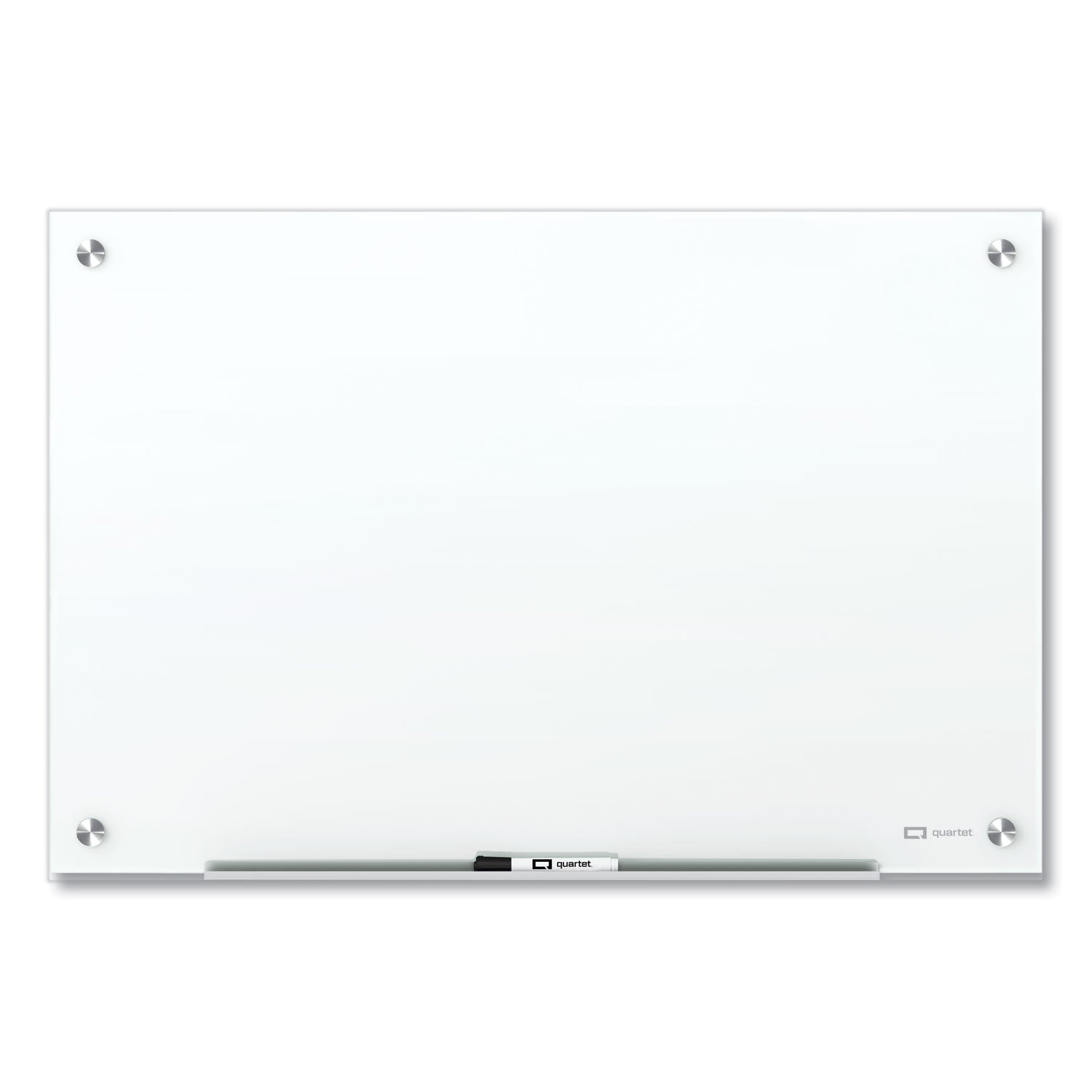 Quartet Brilliance Glass Dry-Erase Boards, 24 x 18, White Surface (G22418W)