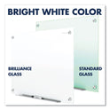 Quartet Brilliance Glass Dry-Erase Boards, 24 x 18, White Surface (G22418W)