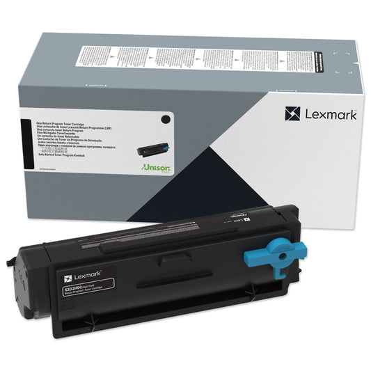 Lexmark B341H00 Return Program High-Yield Toner, 3,000 Page-Yield, Black