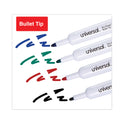 Universal Dry Erase Marker, Medium Bullet Tip, Assorted Colors, 4/Set (43680)