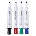 Universal Dry Erase Marker, Medium Bullet Tip, Assorted Colors, 4/Set (43680)