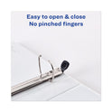 Avery Heavy-Duty View Binder with DuraHinge and One Touch EZD Rings, 3 Rings, 1" Capacity, 11 x 8.5, White (79199)