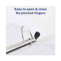 Avery Heavy-Duty View Binder with DuraHinge and One Touch EZD Rings, 3 Rings, 2" Capacity, 11 x 8.5, Navy Blue (79802)