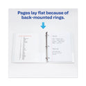 Avery Heavy-Duty View Binder with DuraHinge and One Touch EZD Rings, 3 Rings, 1" Capacity, 11 x 8.5, White (79199)