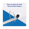 Avery Heavy-Duty View Binder with DuraHinge and One Touch EZD Rings, 3 Rings, 1" Capacity, 11 x 8.5, Pacific Blue (79772)