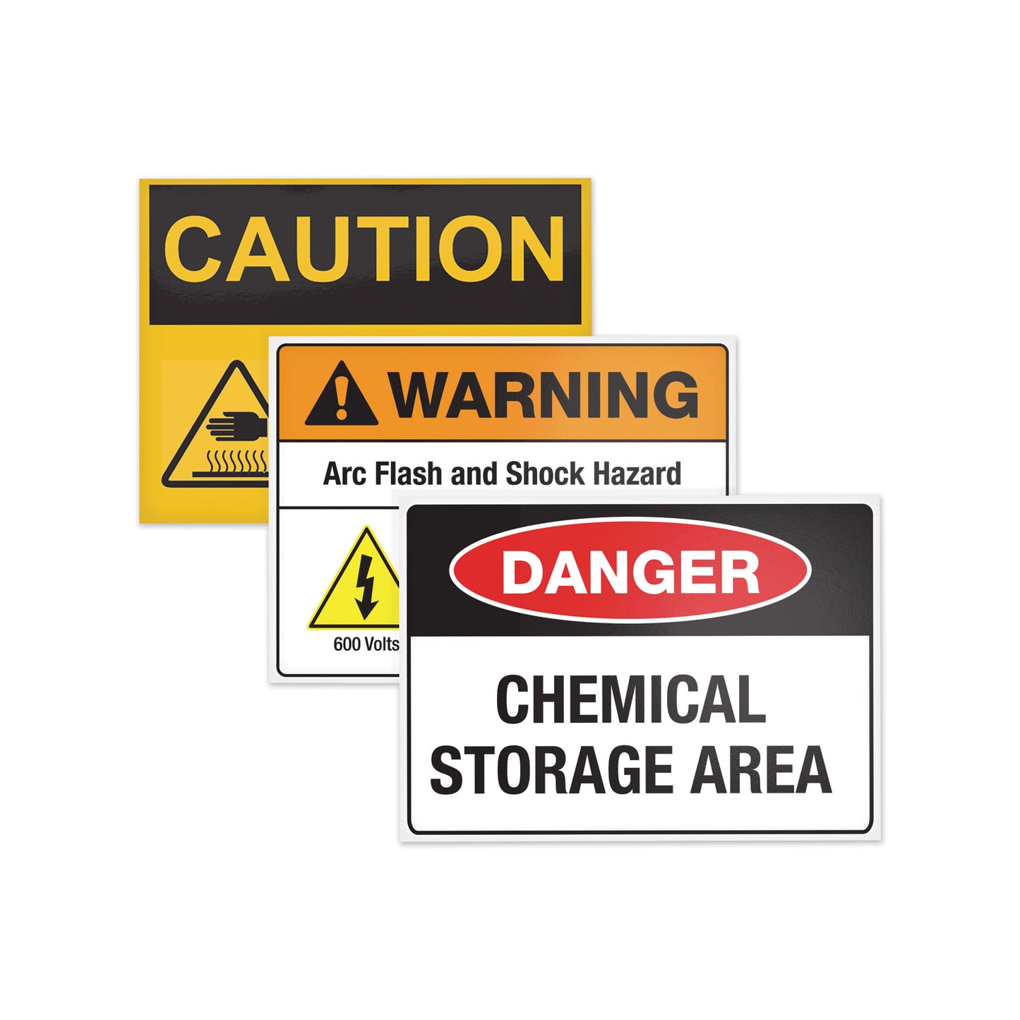 Avery Surface Safe Removable Label Safety Signs, Inkjet/Laser Printers, 3.5 x 5, White, 4/Sheet, 15 Sheets/Pack (61514)