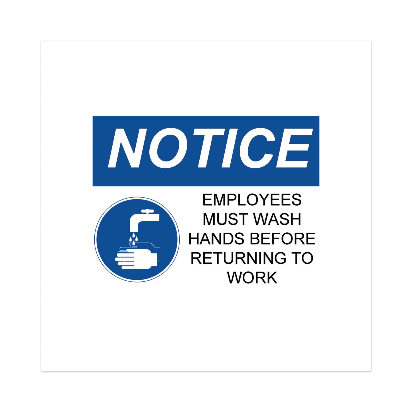 Avery Surface Safe Removable Label Safety Signs, Inkjet/Laser Printers, 5 x 7, White, 2/Sheet, 15 Sheets/Pack (61511)