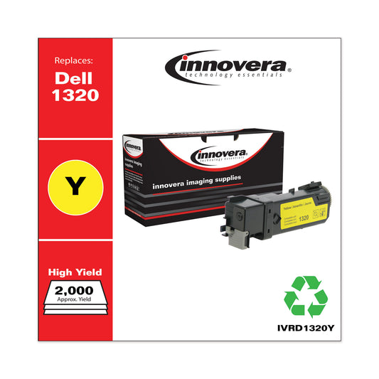 Innovera Remanufactured Yellow High-Yield Toner, Replacement for 310-9062, 2,000 Page-Yield (D1320Y)