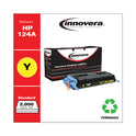 Innovera Remanufactured Yellow Toner, Replacement for 124A (Q6002A), 2,000 Page-Yield (86002)