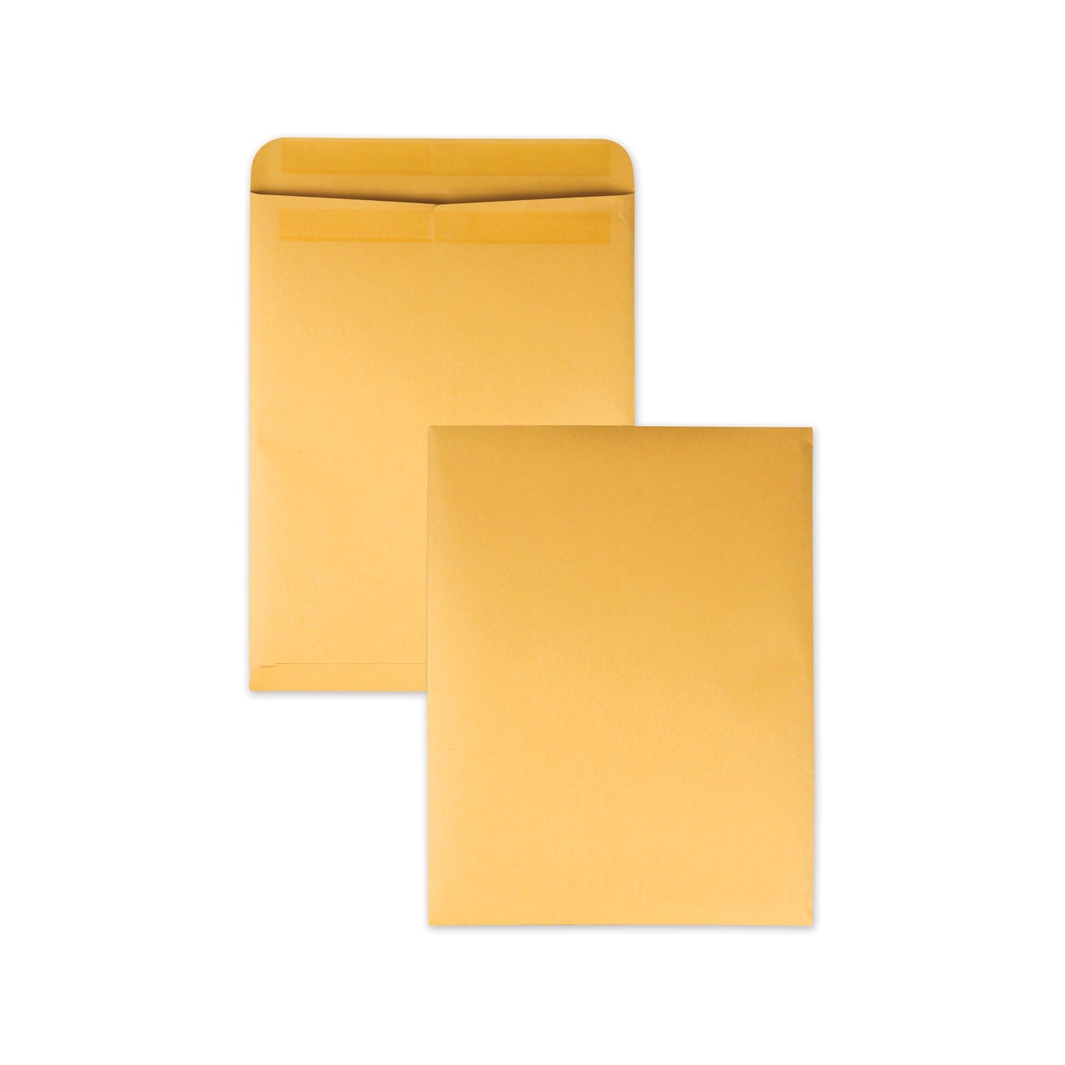 Quality Park Redi-Seal Catalog Envelope, #15 1/2, Cheese Blade Flap, Redi-Seal Adhesive Closure, 12 x 15.5, Brown Kraft, 100/Box (44067)
