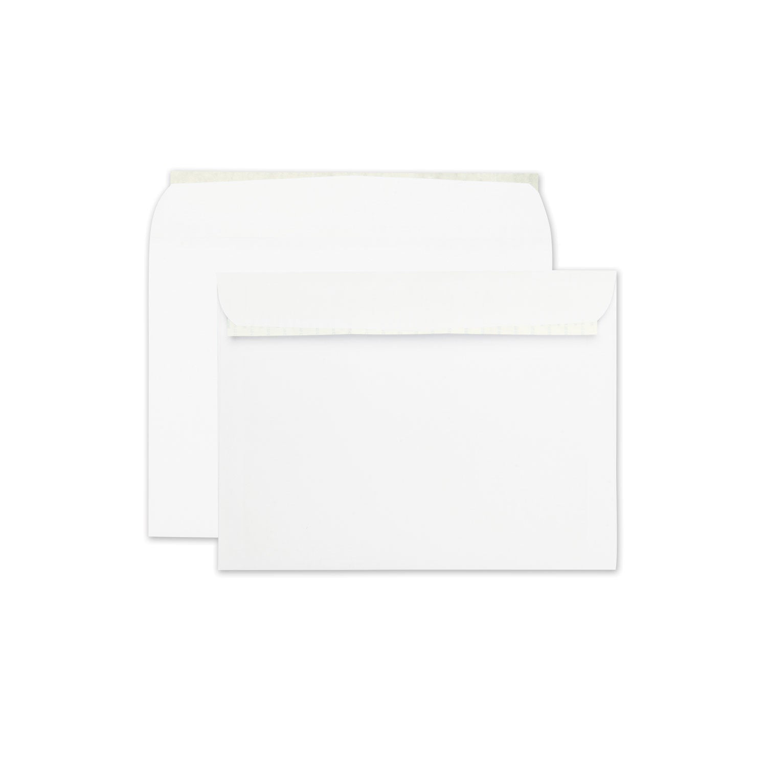 Quality Park Open-Side Booklet Envelope, #10 1/2, Cheese Blade Flap, Redi-Strip Adhesive Closure, 9 x 12, White, 100/Box (44580)
