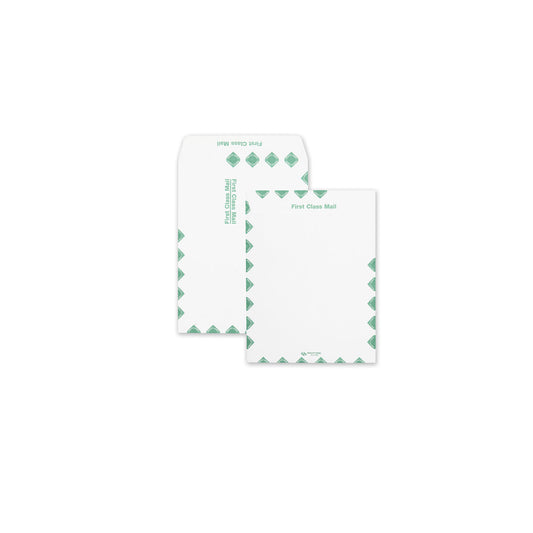 Quality Park Redi-Seal Catalog Envelope, Air Mail, #13 1/2, Cheese Blade Flap, Redi-Seal Adhesive Closure, 10 x 13, White, 100/Box (54395)