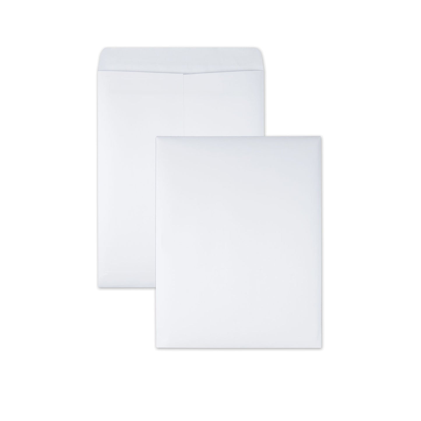 Quality Park Redi-Seal Catalog Envelope, #12 1/2, Cheese Blade Flap, Redi-Seal Adhesive Closure, 9.5 x 12.5, White, 100/Box (43617)