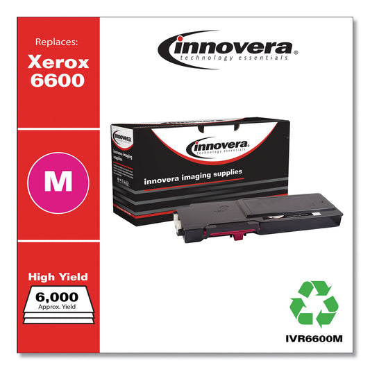 Innovera Remanufactured Magenta High-Yield Toner, Replacement for 106R02226, 6,000 Page-Yield (6600M)