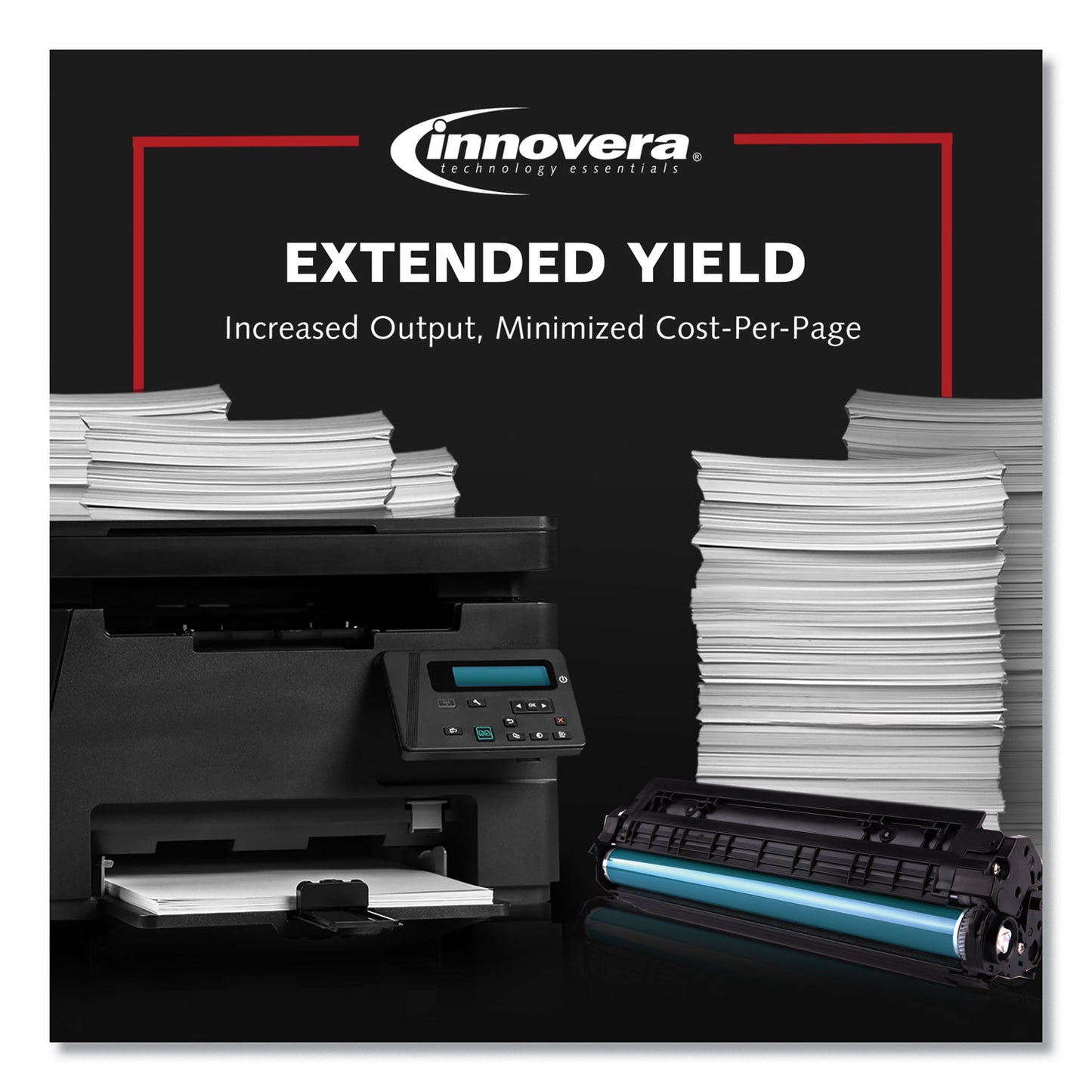 Innovera Remanufactured Cyan High-Yield Toner, Replacement for 201X (CF401X), 2,300 Page-Yield