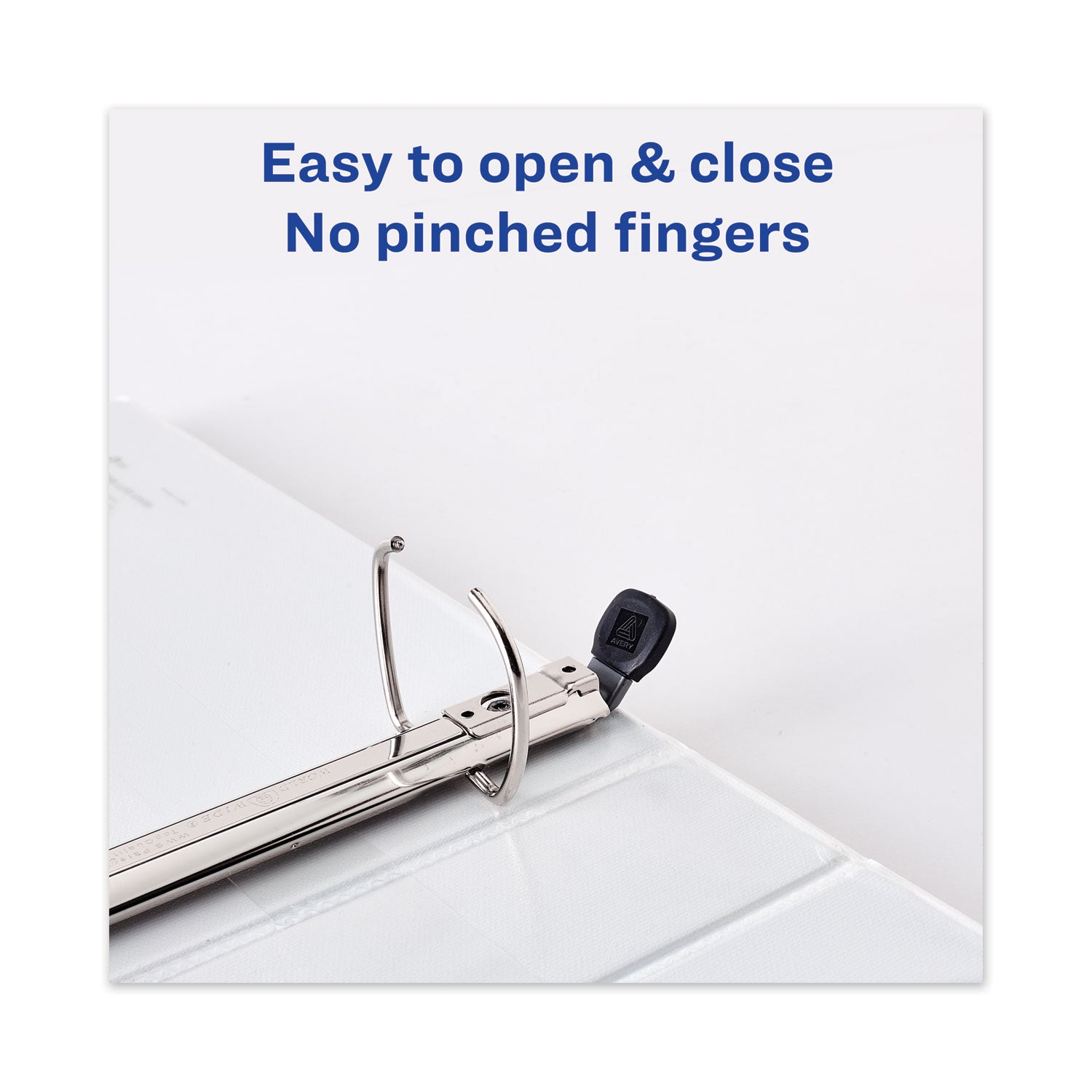 Avery Framed View Heavy-Duty Binders, 3 Rings, 2" Capacity, 11 x 8.5, White (68036)