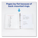 Avery Framed View Heavy-Duty Binders, 3 Rings, 0.5" Capacity, 11 x 8.5, White (68052)