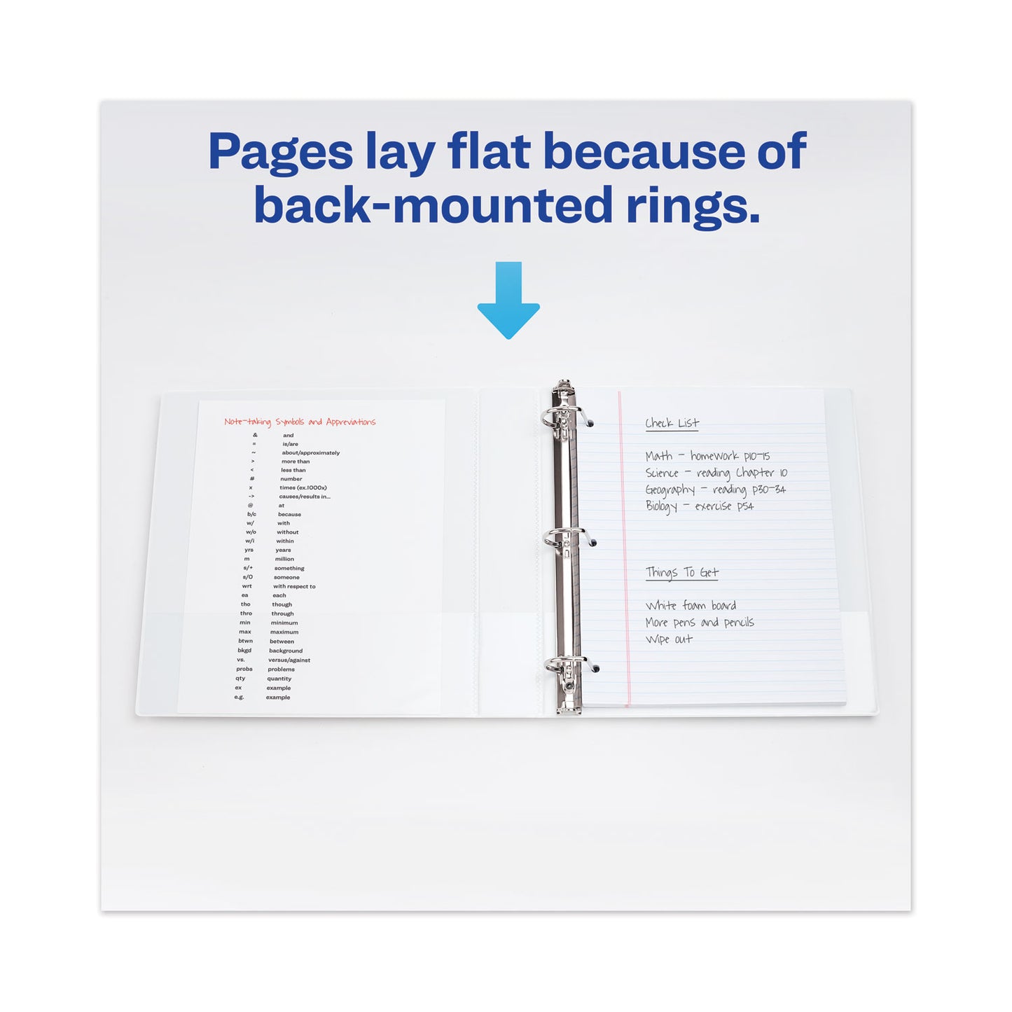 Avery TouchGuard Protection Heavy-Duty View Binders with Slant Rings, 3 Rings, 4" Capacity, 11 x 8.5, White (17145)