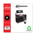Innovera Remanufactured Black High-Yield Ink, Replacement for PGI-250XL (6432B001), 500 Page-Yield (PGI250XLB)