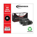 Innovera Remanufactured Black High-Yield MICR Toner, Replacement for 64XM (CC364XM), 24,000 Page-Yield (C64XM)