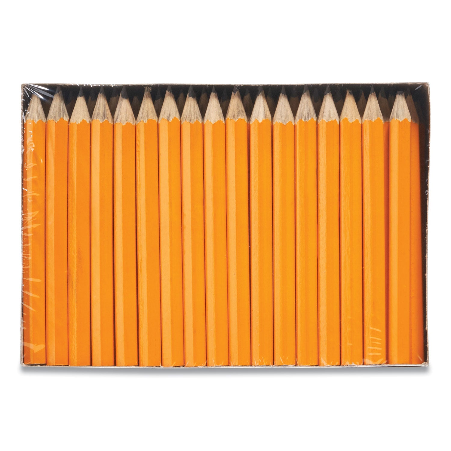 Dixon Golf Wooden Pencils, 2.2 mm, HB (#2), Black Lead, Yellow Barrel, 144/Box (14998)