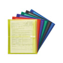 Smead Poly Side-Load Envelopes, Fold-Over Closure, 9.75 x 11.63, Assorted Colors, 6/Pack (89669)