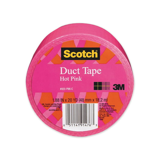 Scotch Duct Tape, 1.88" x 20 yds, Hot Pink (70005058170)