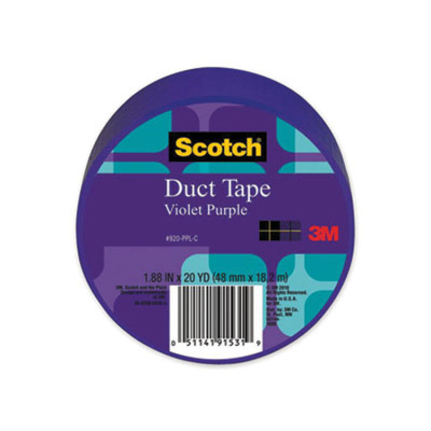 Scotch Duct Tape, 1.88" x 20 yds, Violet Purple (70005059251)