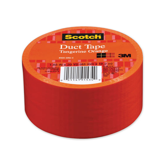 Scotch Duct Tape, 1.88" x 20 yds, Tangerine Orange (70005059285)