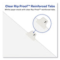 Avery-Style Preprinted Legal Side Tab Divider, 26-Tab, Exhibit B, 11 x 8.5, White, 25/Pack, (1372) (01372)