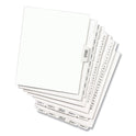 Avery-Style Preprinted Legal Bottom Tab Divider, 26-Tab, Exhibit K, 11 x 8.5, White, 25/PK (11950)