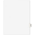 Avery-Style Preprinted Legal Side Tab Divider, 26-Tab, Exhibit H, 11 x 8.5, White, 25/Pack, (1378) (01378)